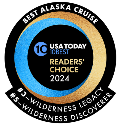 USA TODAY - Readers' Choice - #3 and #5 Best Alaska Cruise
