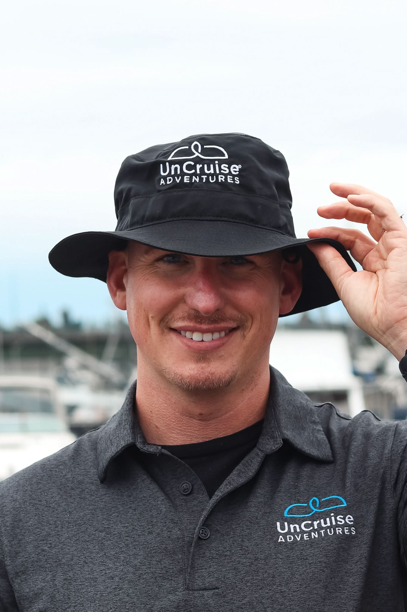 KAVU Synthetic Strap Bucket Hat - Black