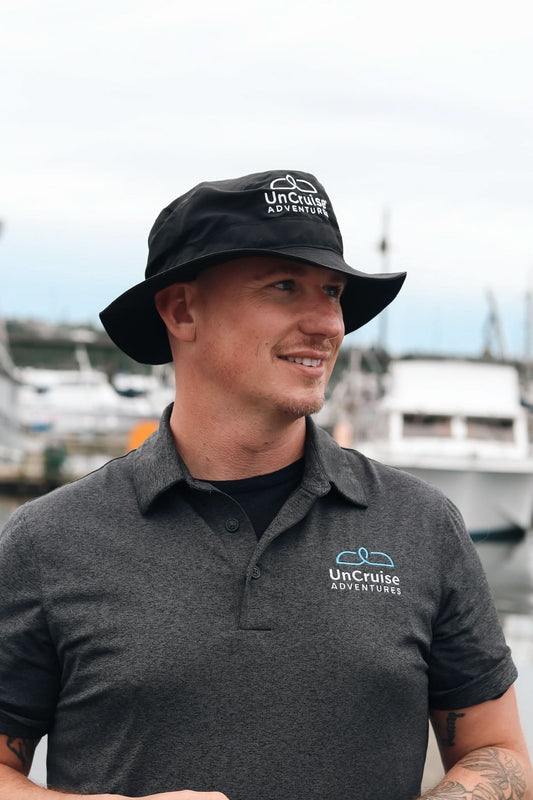 KAVU Synthetic Strap Bucket Hat - Black
