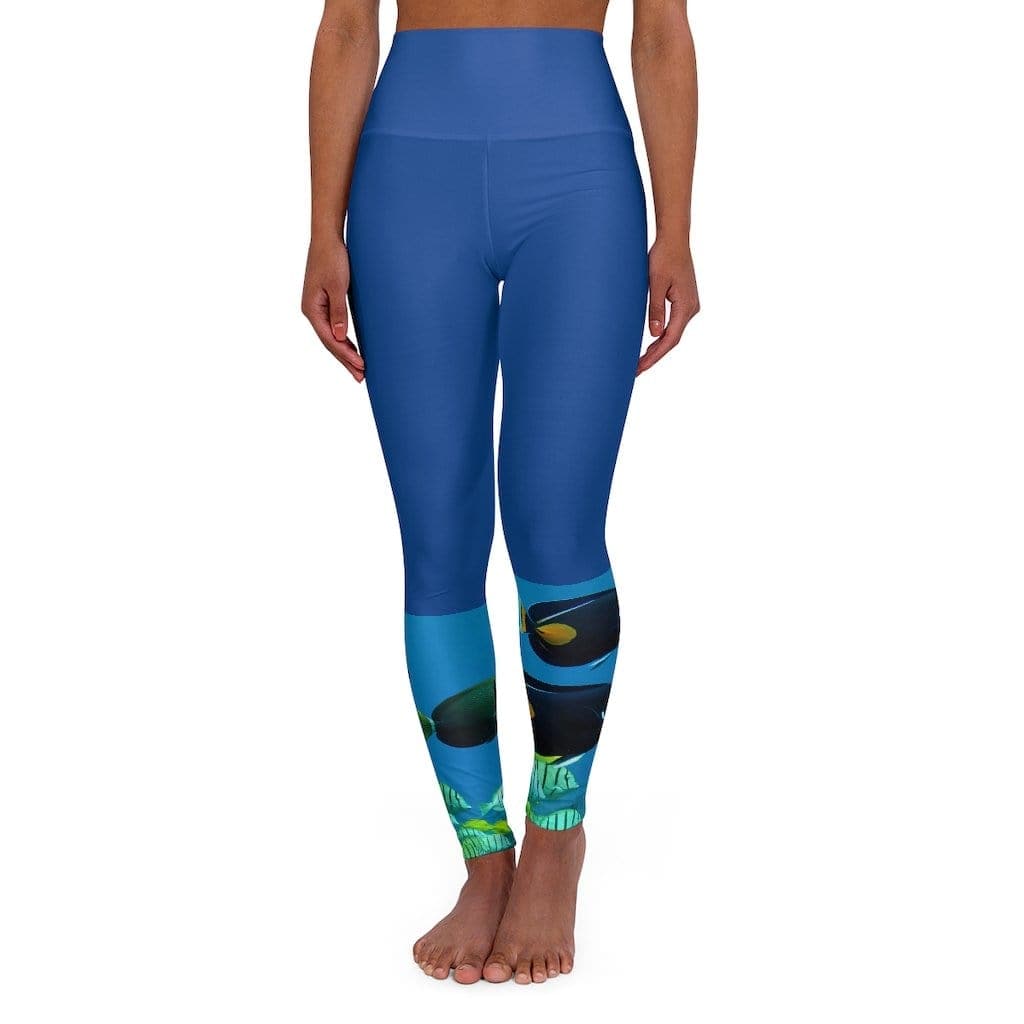 Fishy Legs High Waisted Yoga Leggings - UnCruise Adventures 