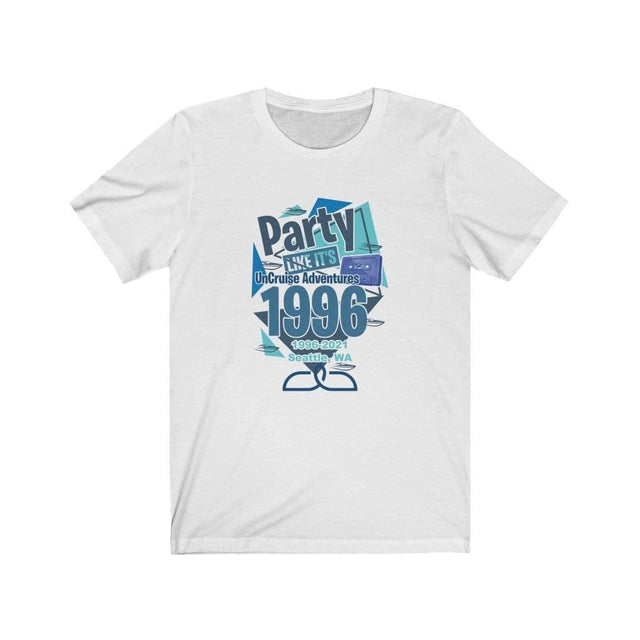 Load image into Gallery viewer, Party Like its 1996 Unisex Jersey Short Sleeve Tee - UnCruise Adventures 
