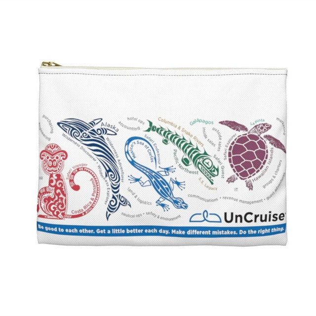 Load image into Gallery viewer, Core Value Imprinted Accessory Bag - UnCruise Adventures 

