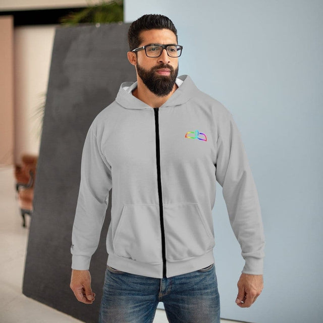 Load image into Gallery viewer, Baja Bounty Pride AOP Unisex Zip Hoodie - UnCruise Adventures 
