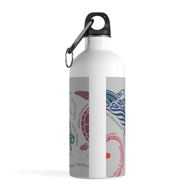 Load image into Gallery viewer, Destinations Grey Stainless Steel Water Bottle - UnCruise Adventures 
