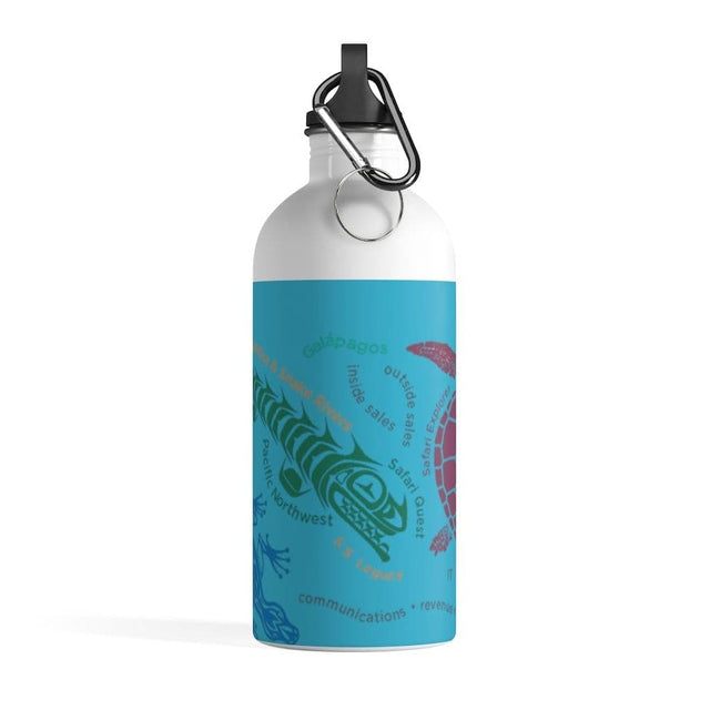 Load image into Gallery viewer, Destinations Blue Stainless Steel Water Bottle - UnCruise Adventures 
