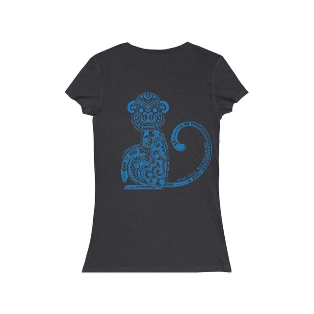 Load image into Gallery viewer, Costa Rica Blue Jersey Short Sleeve V-Neck Tee - UnCruise Adventures 
