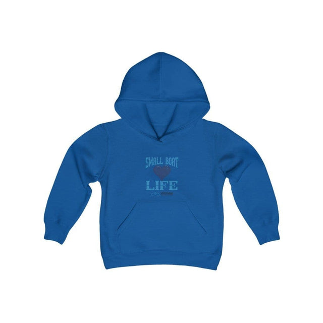 Load image into Gallery viewer, Small Boat Life Youth Heavy Blend Hooded Sweatshirt - UnCruise Adventures 
