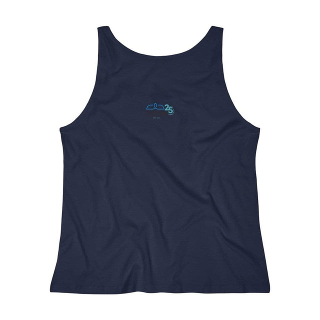 Load image into Gallery viewer, Small Boat Social Distancing Women&#39;s Relaxed Jersey Tank Top - UnCruise Adventures 
