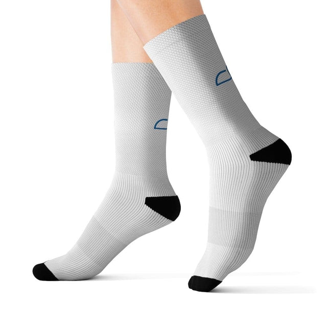 Load image into Gallery viewer, Whale Tail Sublimation Socks - UnCruise Adventures 
