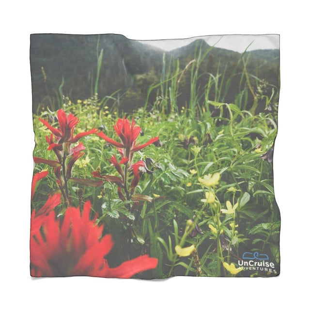 Load image into Gallery viewer, Alaskan Wildflowers Scarf - UnCruise Adventures 
