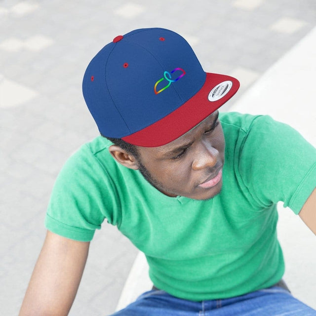Load image into Gallery viewer, Pride Unisex Flat Bill Hat - UnCruise Adventures 
